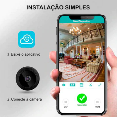 MINI CÂMERA MAGNÉTICA TECHMAX ESPIÃ